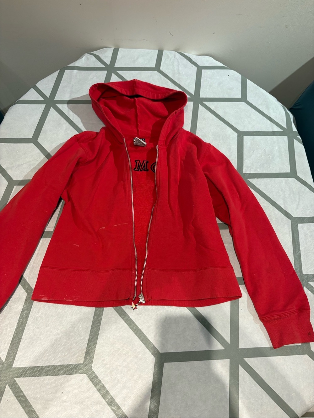 3/15$ Tommy Hilfiger Red Zip-Up Hoodie for Kids